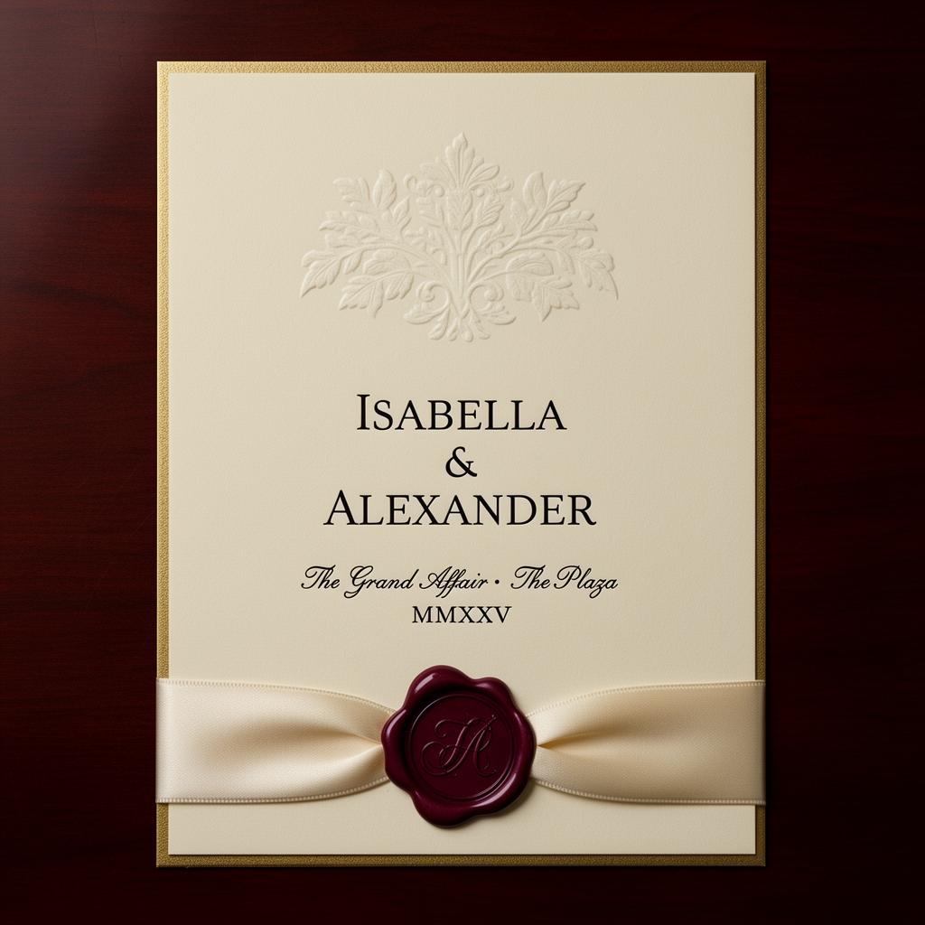 The Grand Affair invitation artwork
